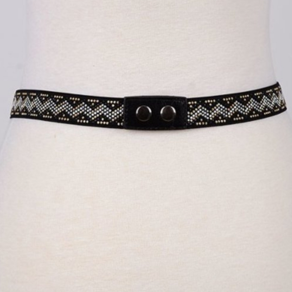 Black Studded Belt